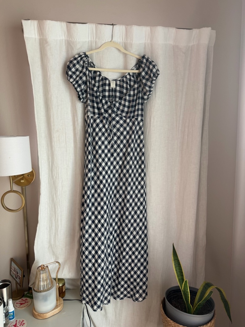 Doen x GAP Gingham Maxi Dress